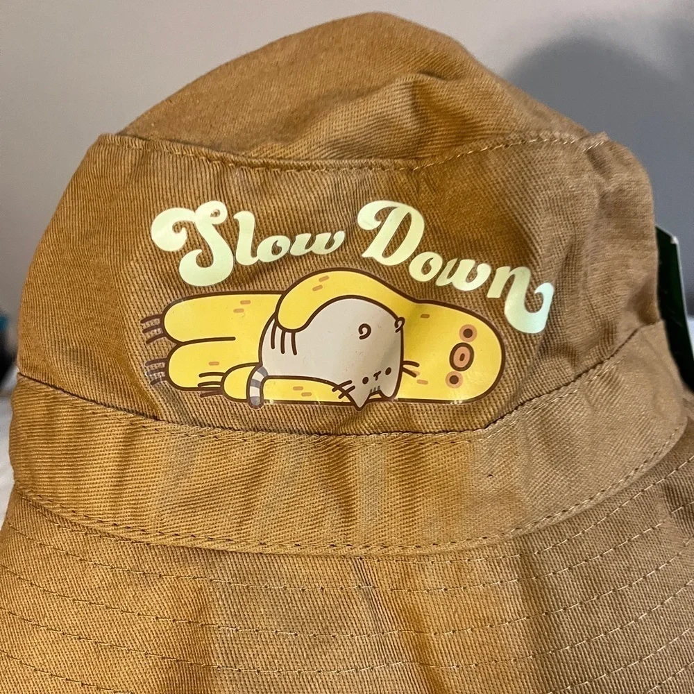 Pusheen Box Exclusive Sun Hat With Sleepy Sloth Graphic